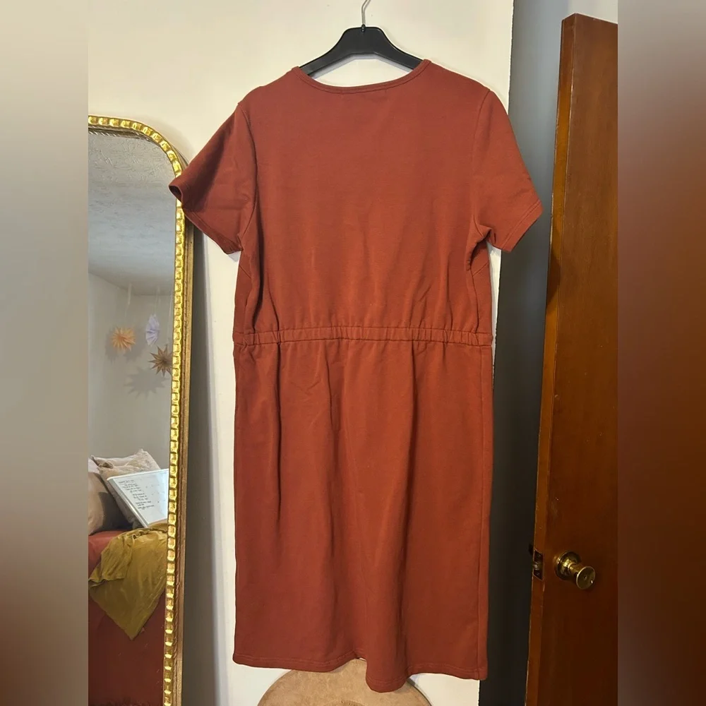 Main Street Exchange Terracotta Dress - Picture 4 of 4